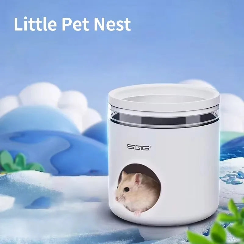 Hamster house, insulated nest, sleeping nest, multi-functional, winter accessories, Golden Bear hedgehog house, comfortable cage