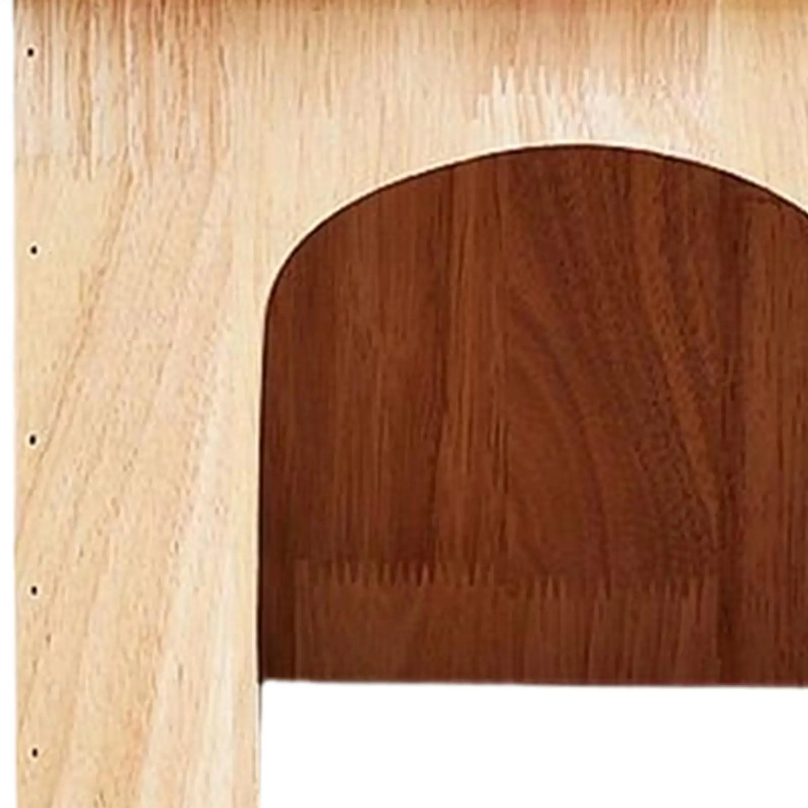Gerbil House Wooden Habitat With Window Door Ventilated Small Animal House For Hamster Gerbil Chinchilla Hedgehog Ferret Resting